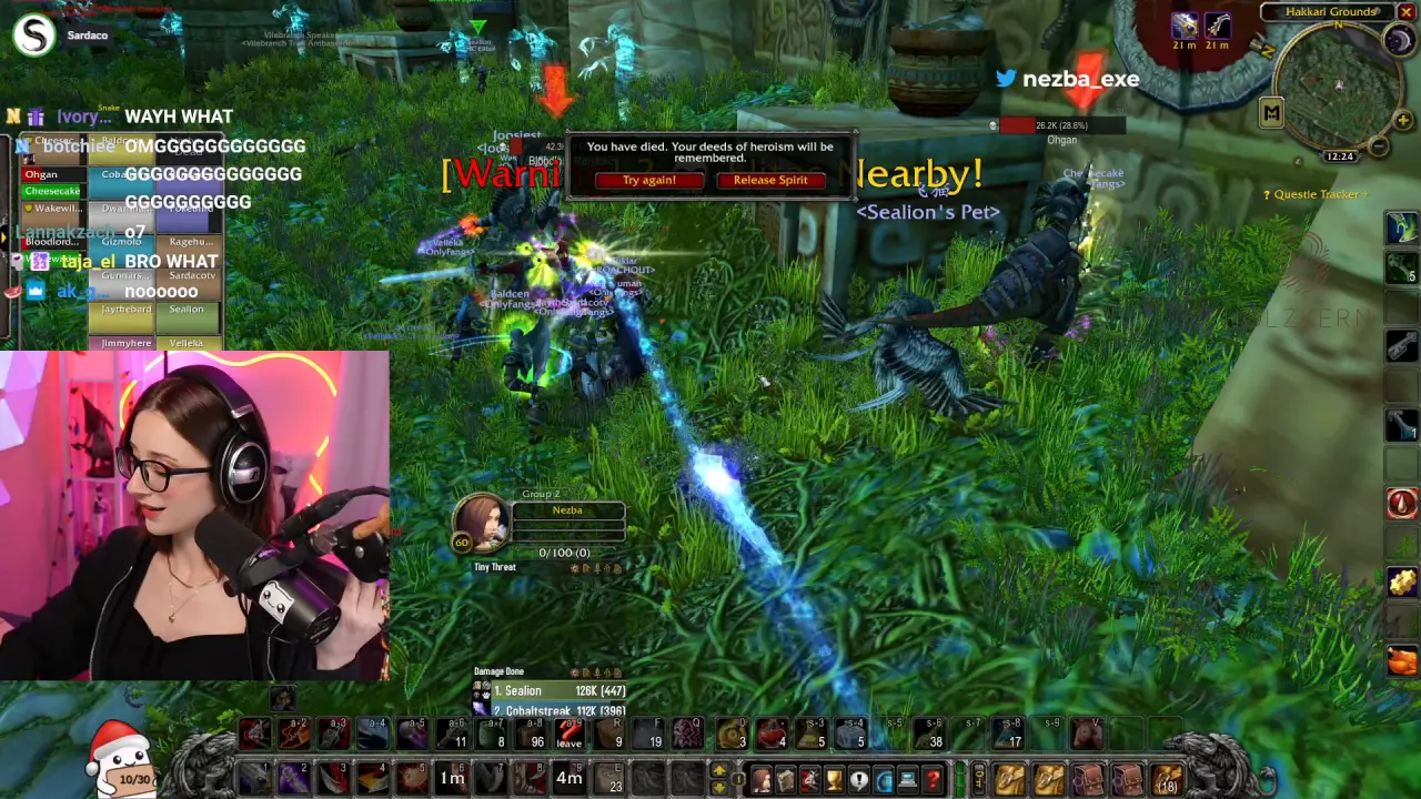 nezba dies right before raid day