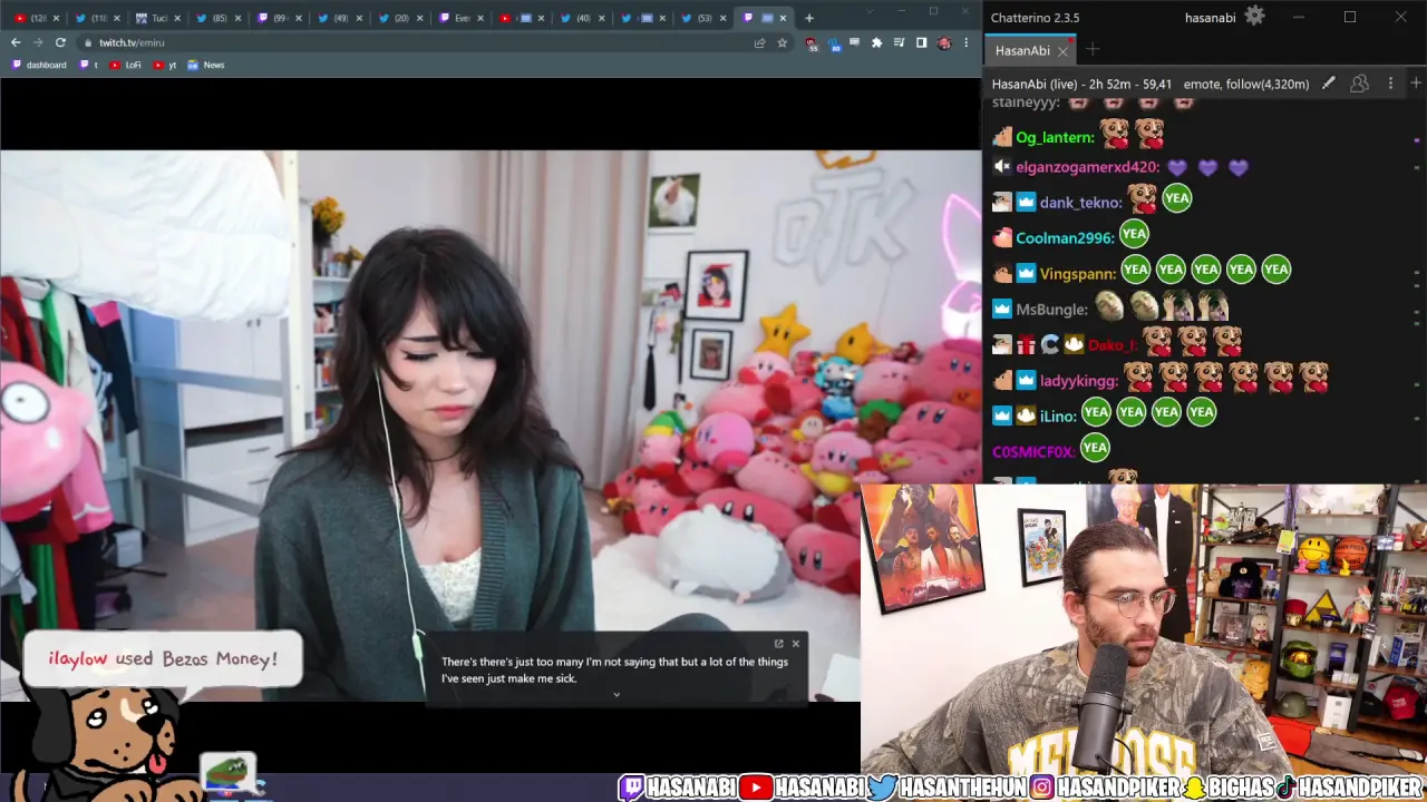 Emiru calls out streamers for not caring about female victims and ...