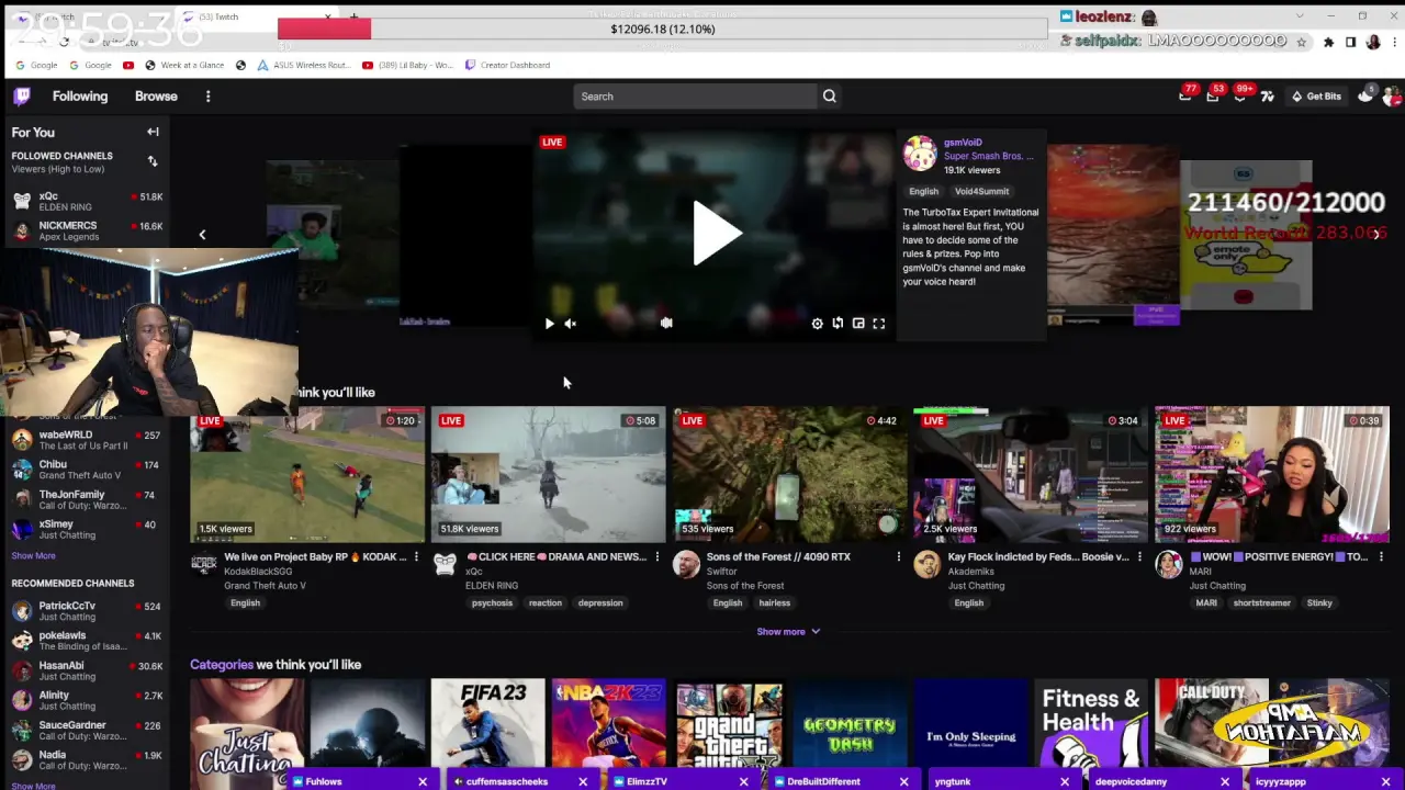 Kai gifts subs to small streamer and then the streamer asks about Kai's