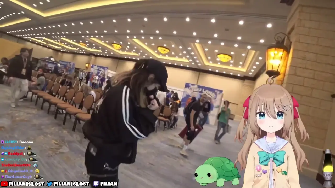 An anime girl, an AI, and an IRL Vtuber go to Weebcon