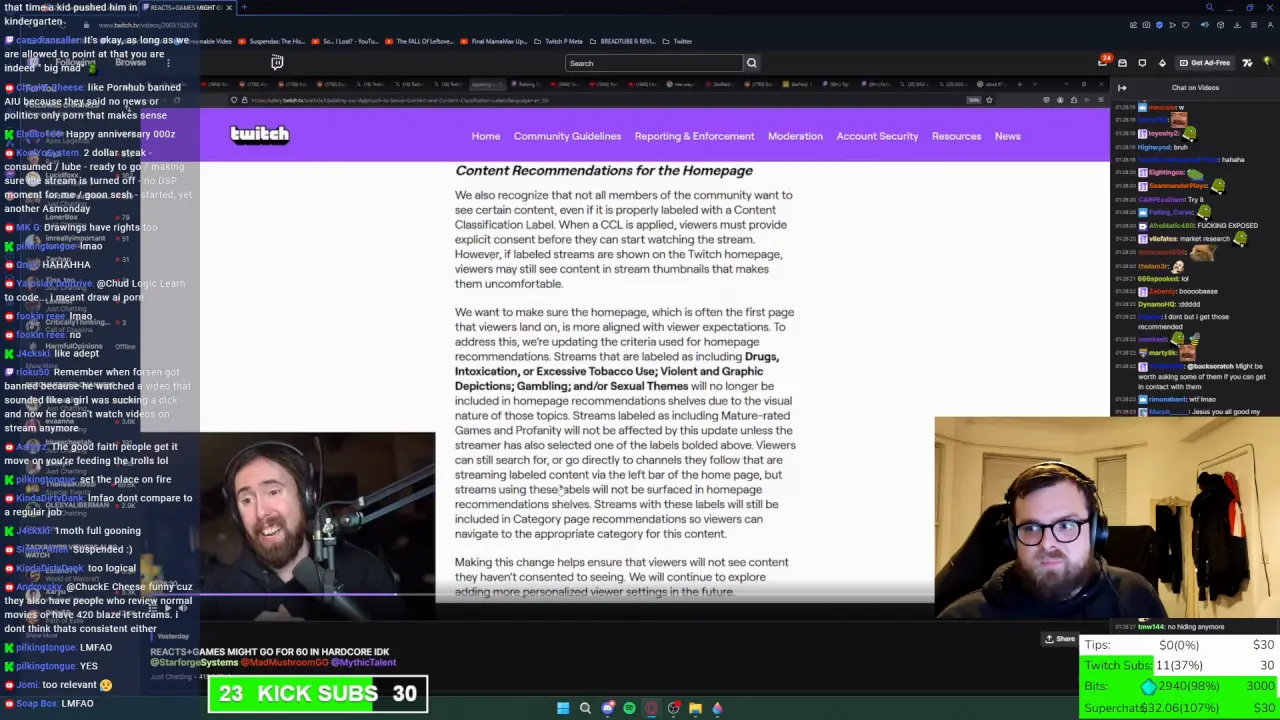 Chud makes the new twitch TOS relatable